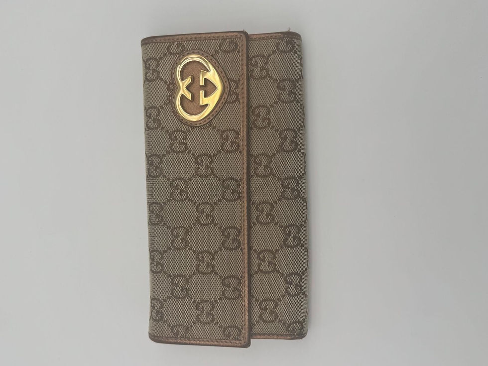 Miniature : Portefeuille monogramme GG à cœur doré – GUCCI