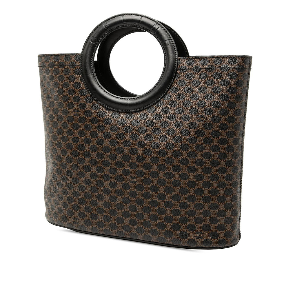 Thumbnail: Sac Macadam Coated Canvas  - Tote  – CELINE