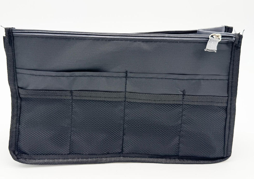 Miniature : Organisateur de Sac en Nylon Léger - Noir