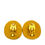 Miniature : Boucles d’Oreilles Ovales CC Clip Vintage bijouterie dorée  – CHANEL