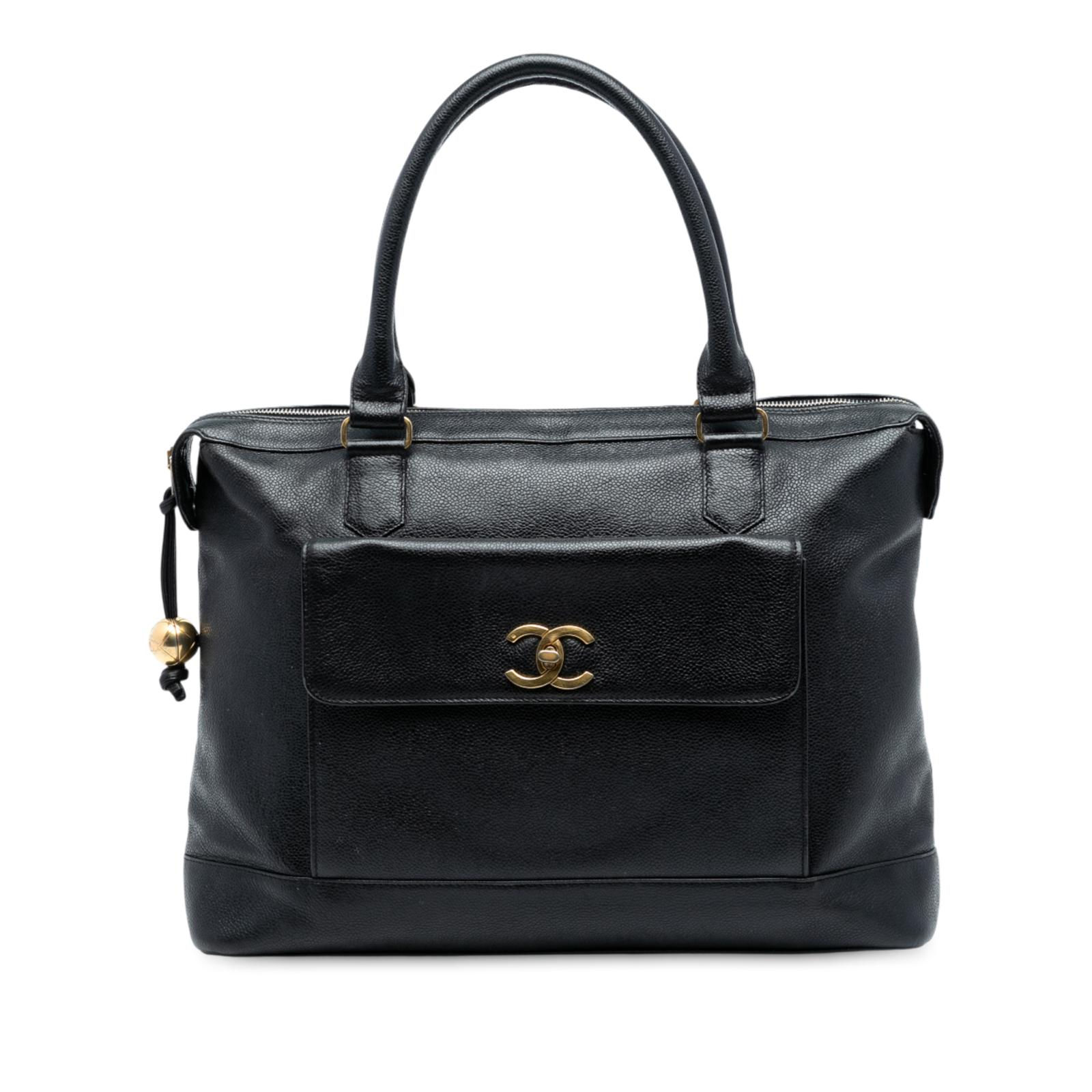 Sac de jour - Cabas Caviar à poche frontale – CHANEL