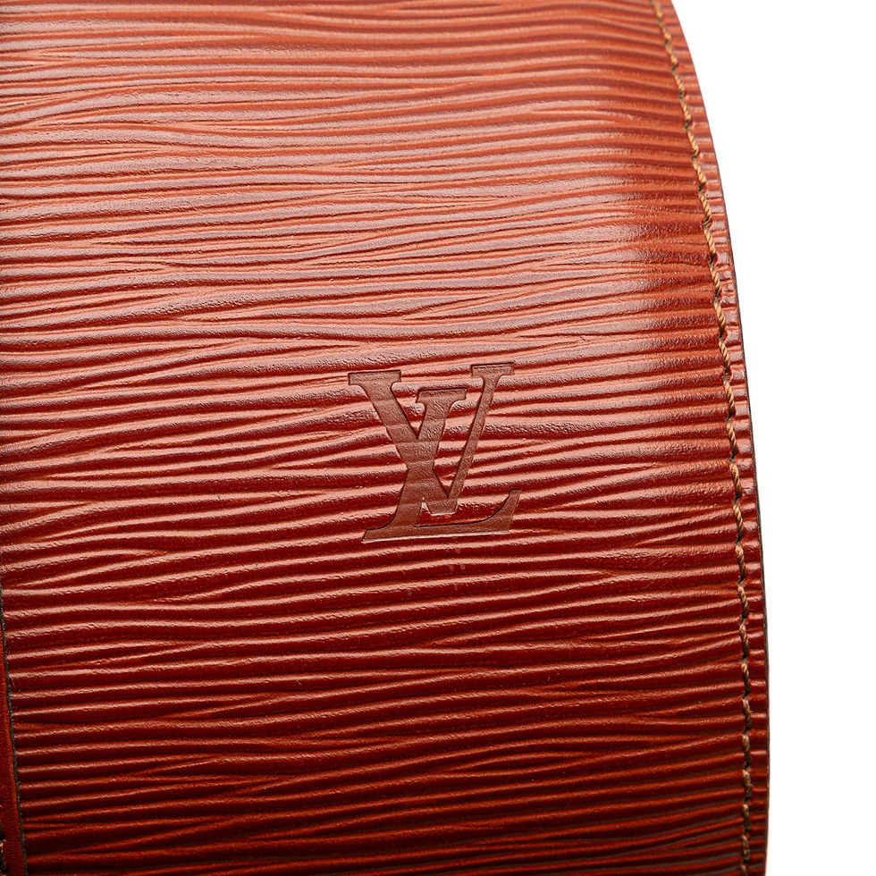 Miniature : Louis Vuitton – Soufflot en cuir Épi brun avec pochette assortie