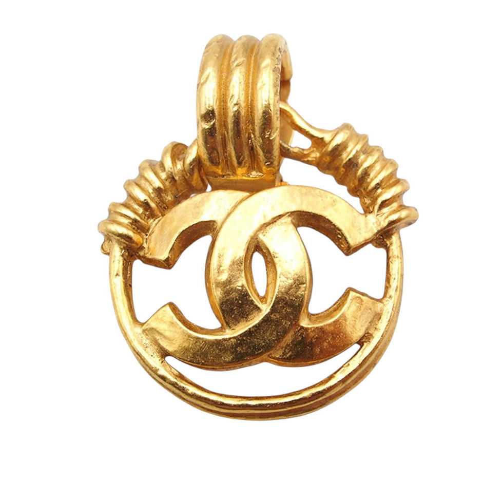 Miniature : Boucles d’oreilles clip pendantes “CC Drop Signature” – CHANEL