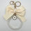 Miniature : Charm Noeud et perles  - Blanc/Crème