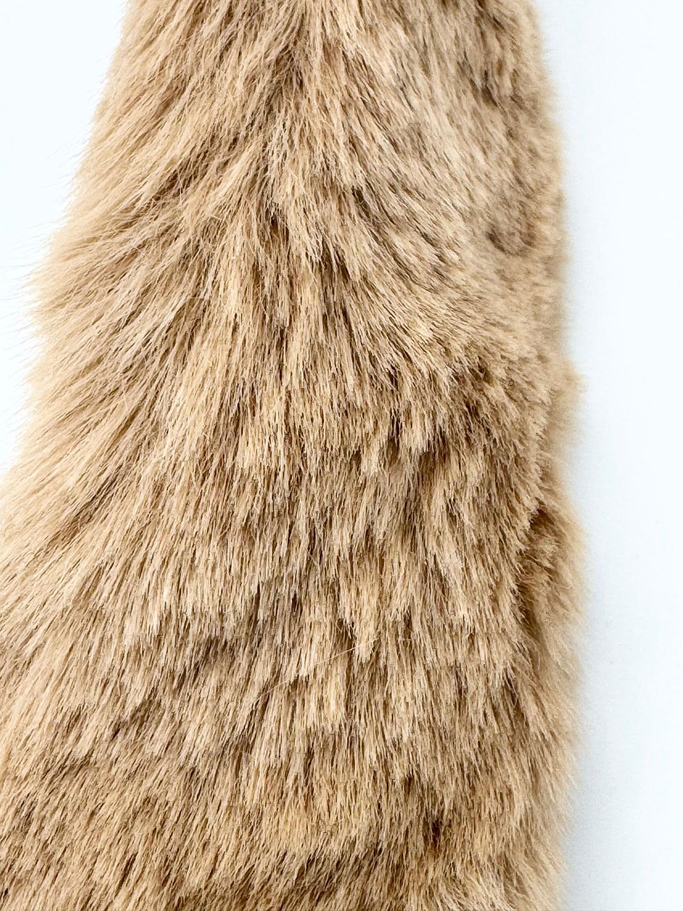 Thumbnail: Removable Camel Faux Fur Shoulder Strap
