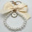 Miniature : Charm Noeud et perles  - Blanc/Crème