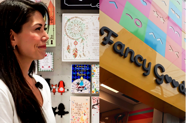 Andréia, proprietária da FAncy Goods