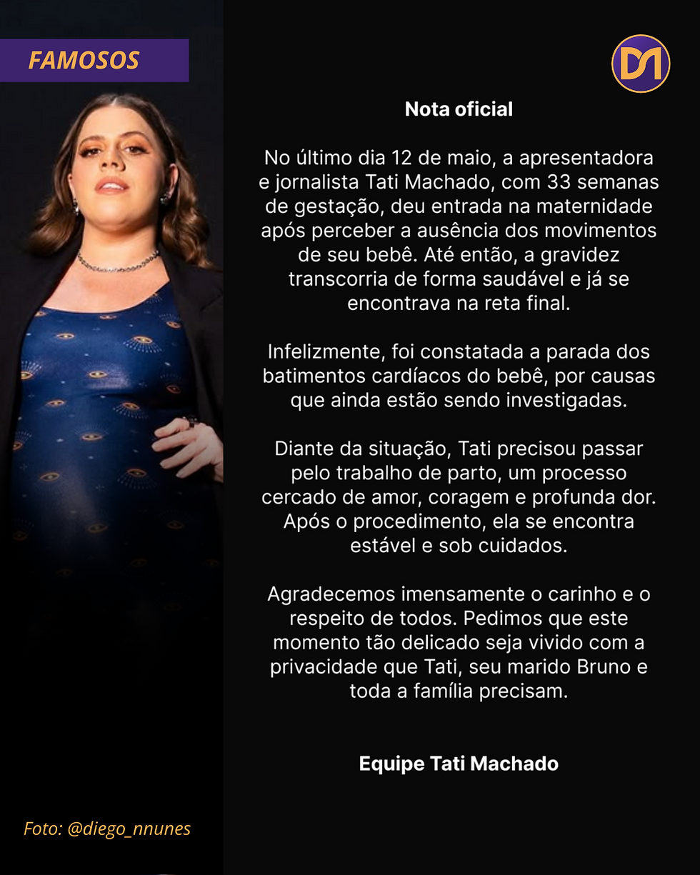 Publicação no Instagram de Ttai Machado