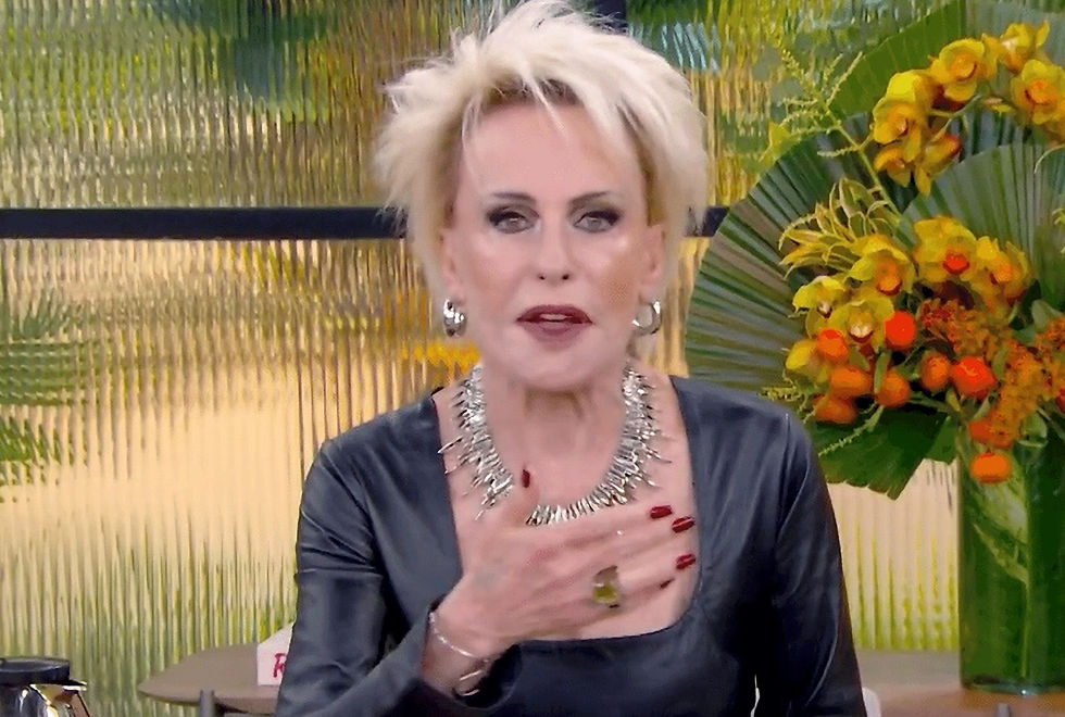 Ana Maria Braga passou mal