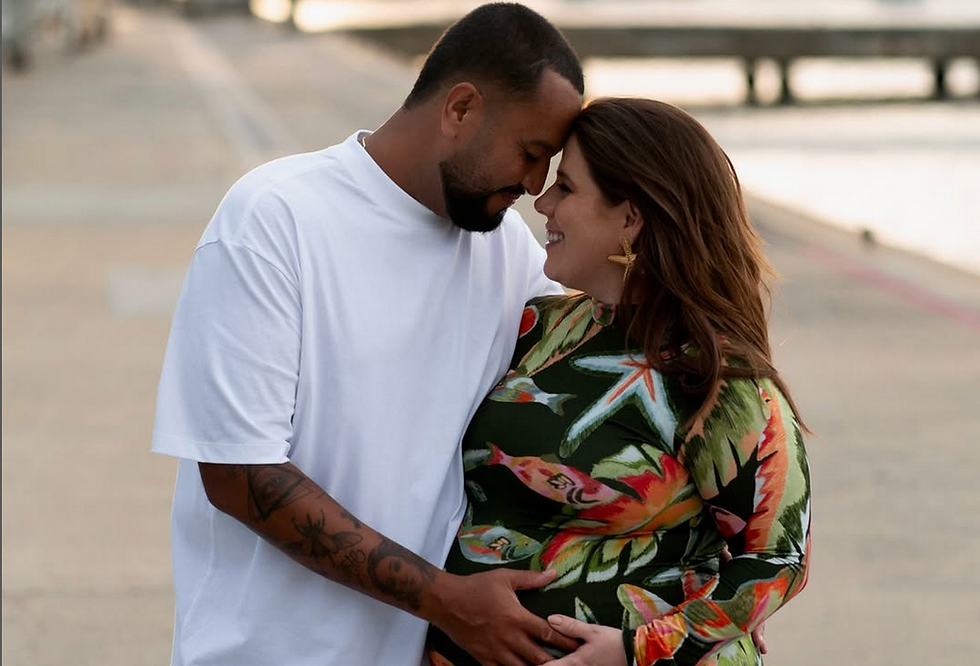 Tati Machado com o marido Bruno Monteiro