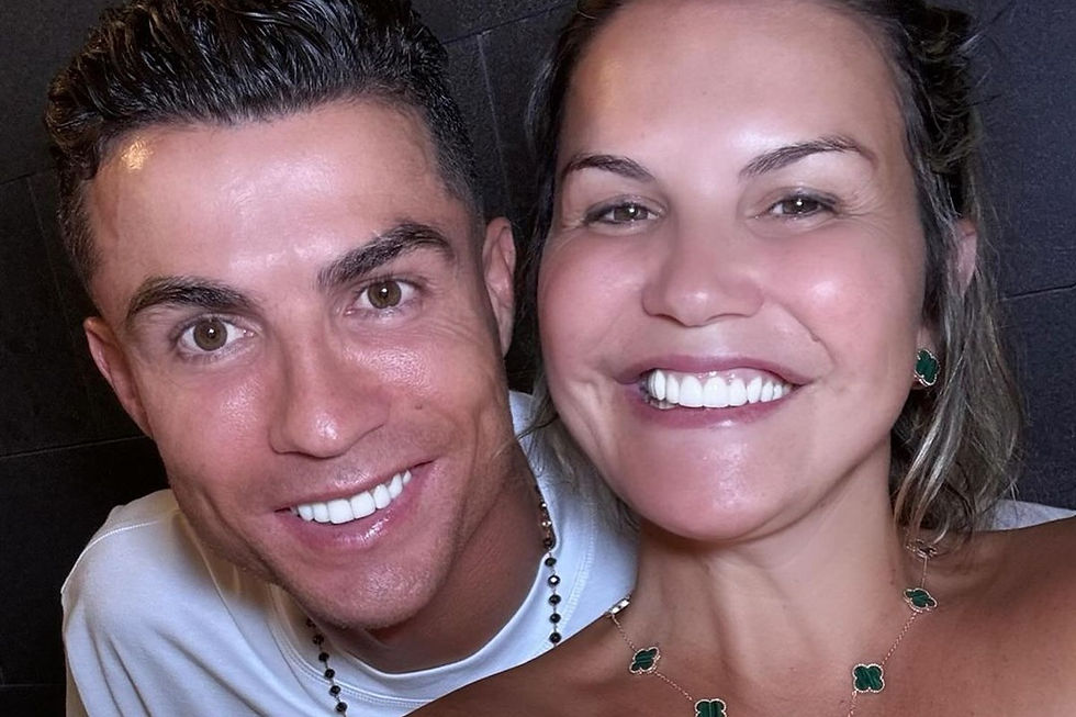 Cristiano Ronaldo e sua irmã Kátia Aveiro