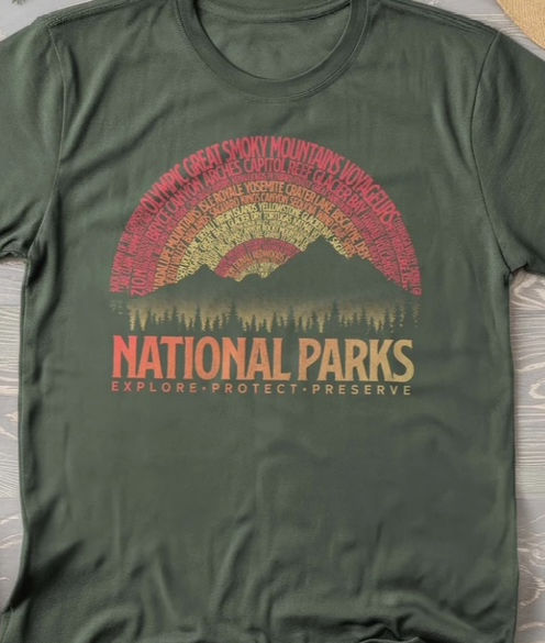 National Park t-shirt $25