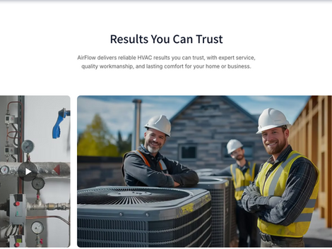 AirFlow - Wix Studio Template for HVAC Services