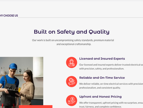 Elektriya - Premium Wix Studio Template for Electrical Services