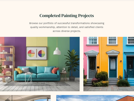 PaintZone - Wix Studio Template for Painting Services