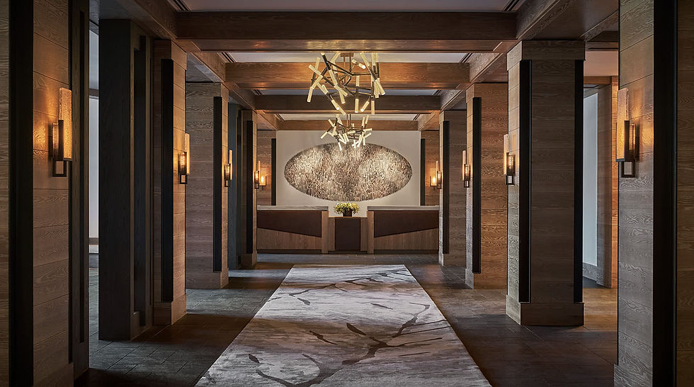 beautiful entrance resort lobby