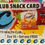 Thumbnail: A kids club snack card with 10 punches 