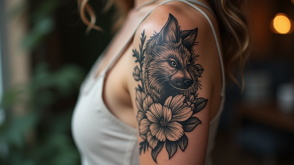 Exploring Ornamental Illustrative Realism in Tattoos