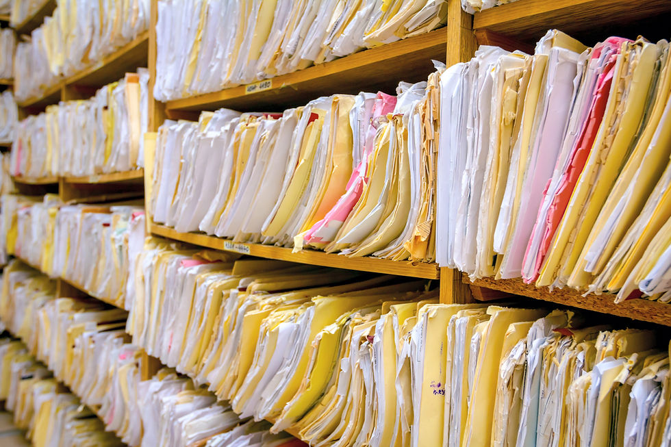 Records. Evidence. Documentation.