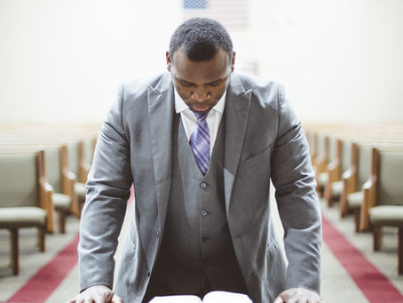 Deacon reading the Bible