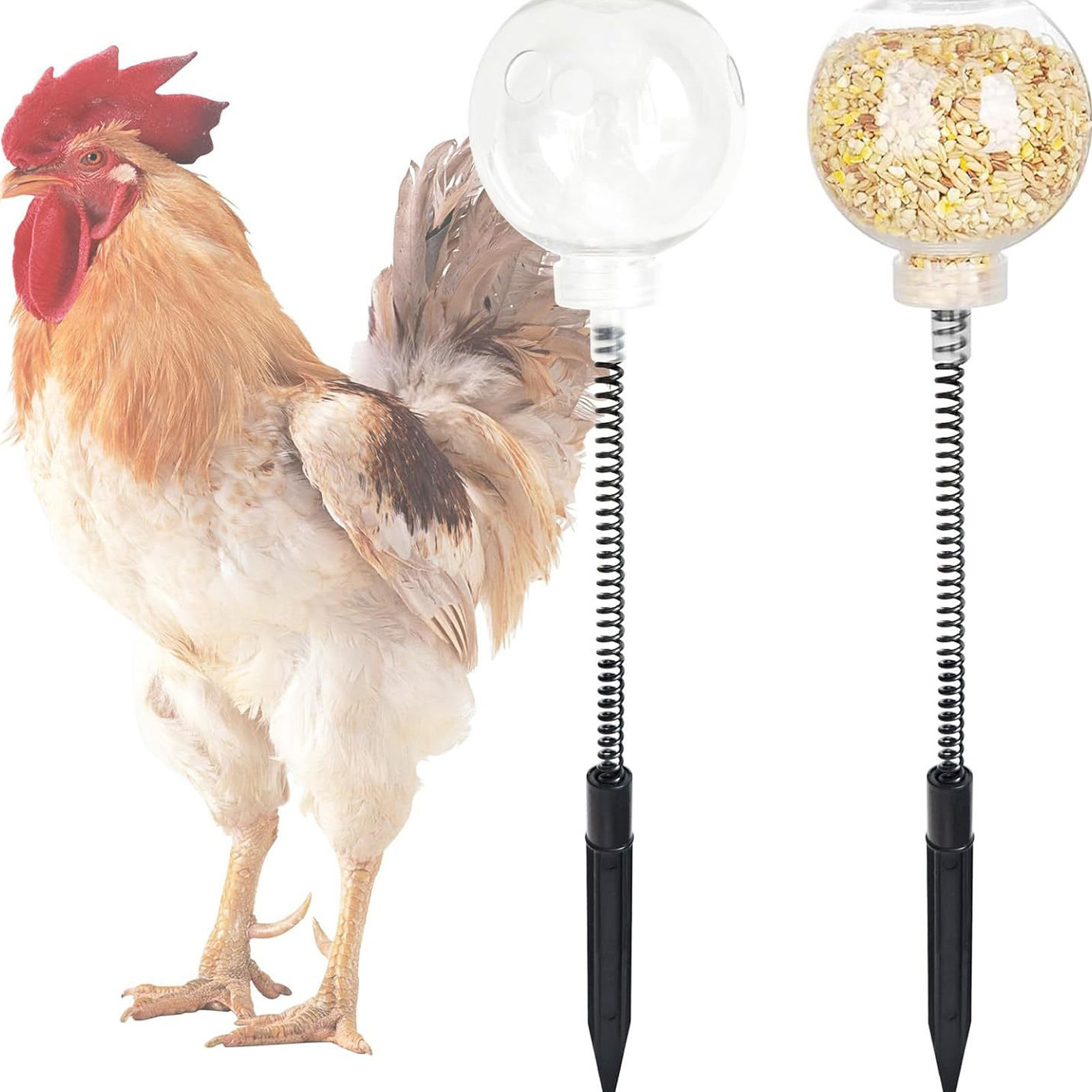 2 pc Poultry Snack Peck Toy