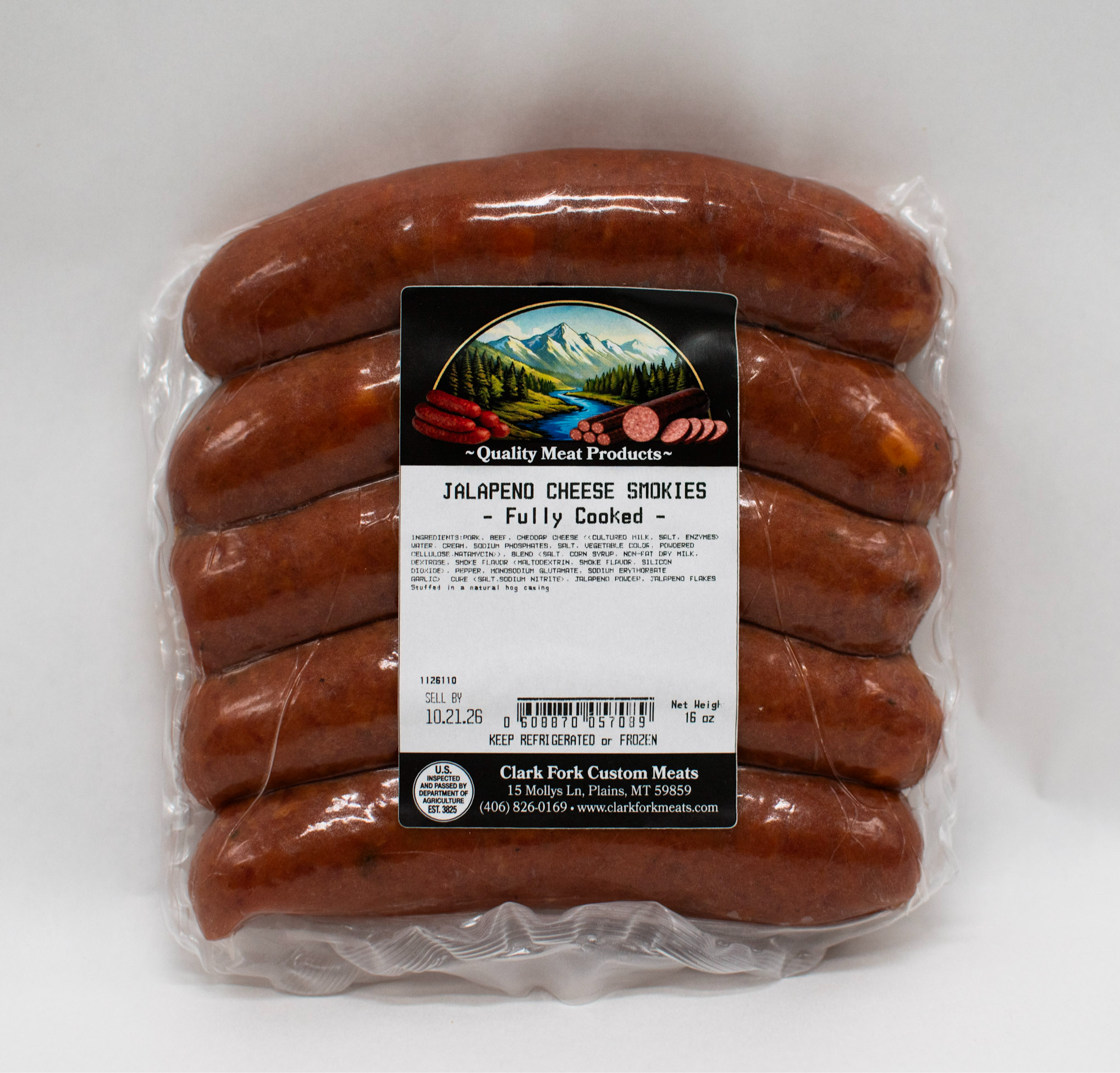 Jalapeno & Cheese Smokies (1 Pack)