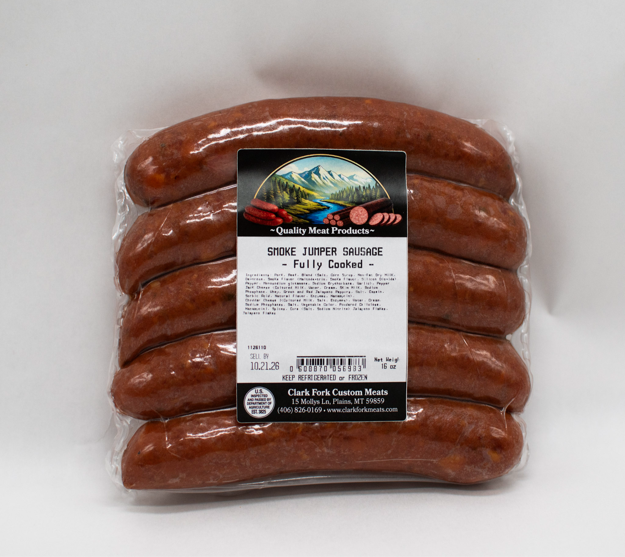 Smoke Jumper Sausages (1 Pack)