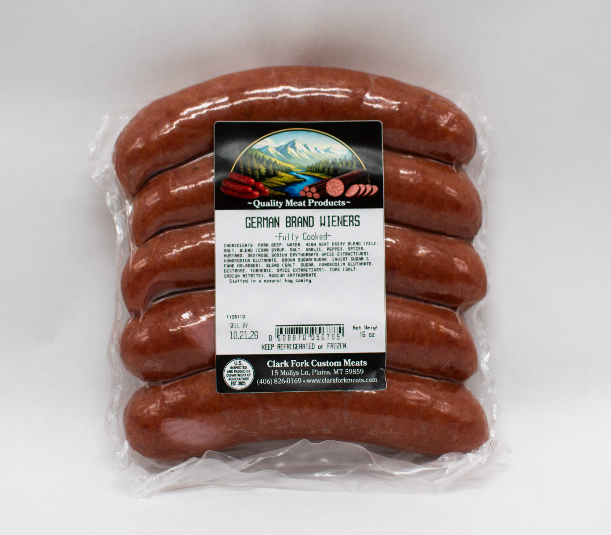 German Brand Wieners (1 Pack)