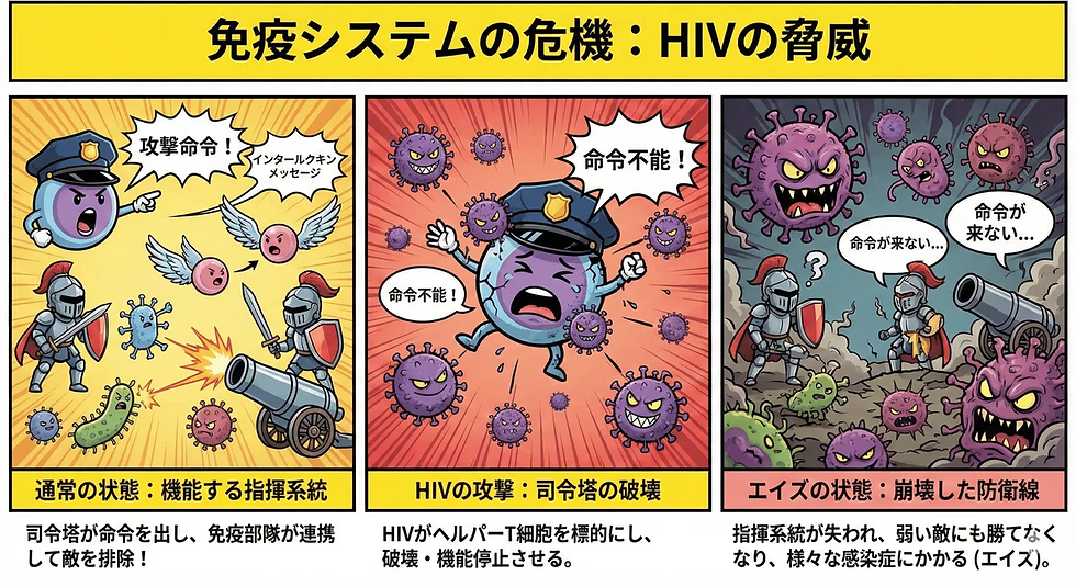 HIVの脅威
