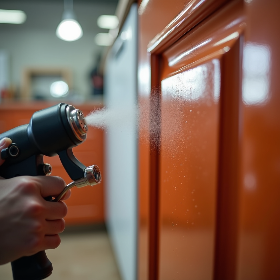 Paint spray equipment for specialist finishing