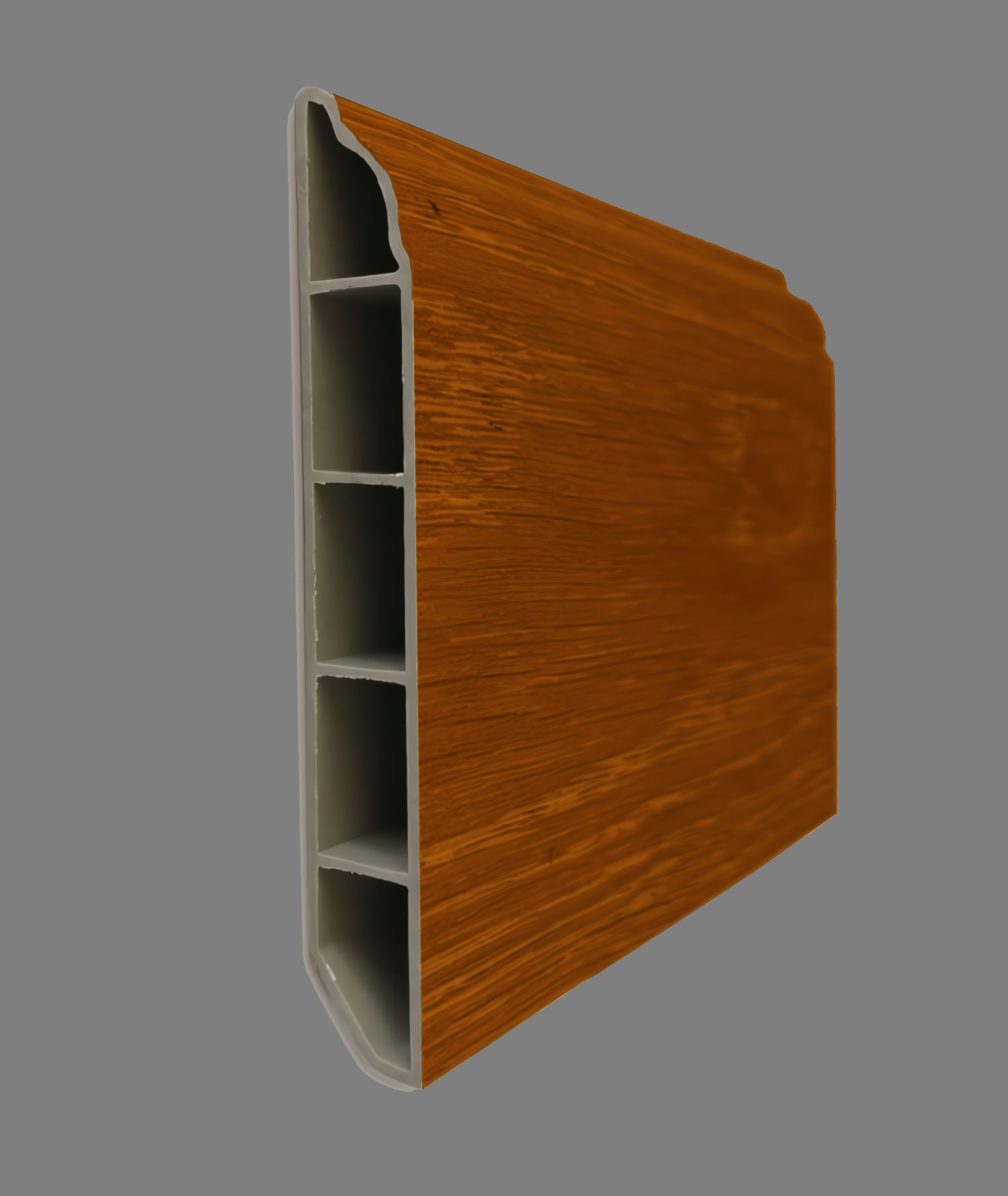 SPC Skirting — DBV 75 MAHOGANY