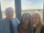 Donna with Mary Jo and Ken Innis of The R.O.W. Group, an M Financial firm