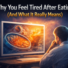 Fatigue after eating linked to gut health and blood sugar issues