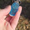 Thumbnail: blue faux sea glass pendant video