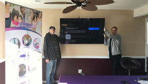 Finishing the Conference room during pandemic, Jim Butler, Building Supervisor and Pastor Jimmy Jack.