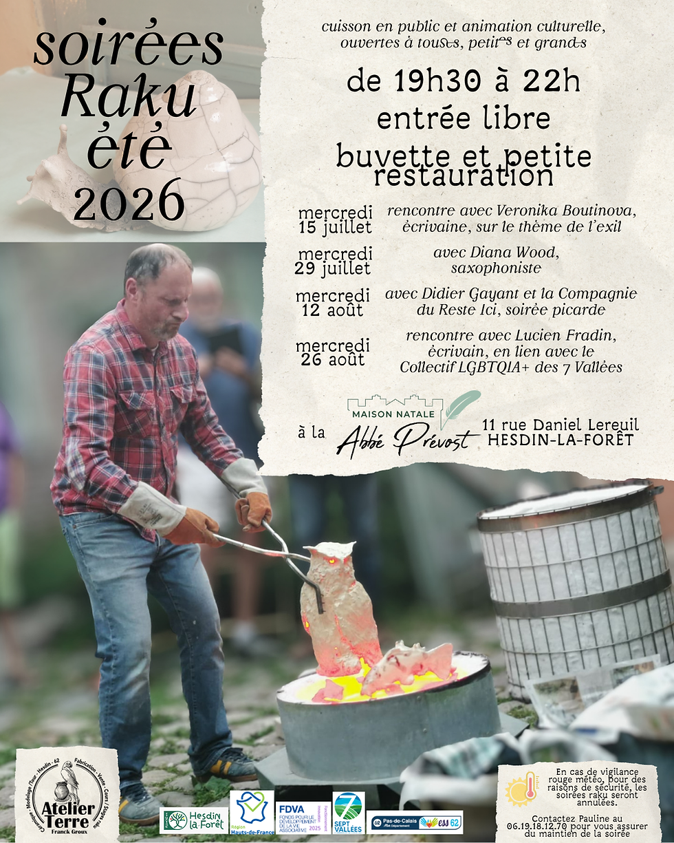 Soirées Raku été 2026