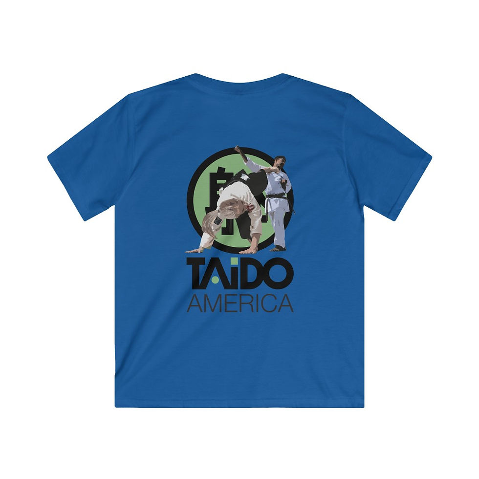 Thumbnail: Kids Softstyle Tee - Green Logo