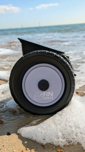 Slide-in wheels on sand