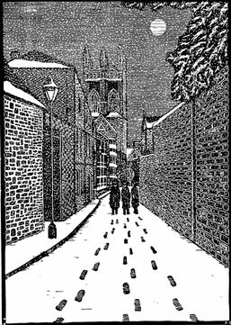 Footprints on Magpie Lane,  Oxford