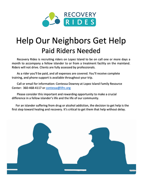 Help Our Neighbors Get Help: Paid Riders Needed