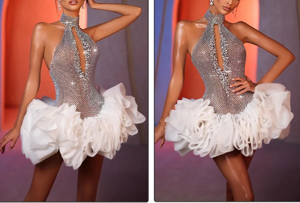 Miniatura: MARAYA glitter dress