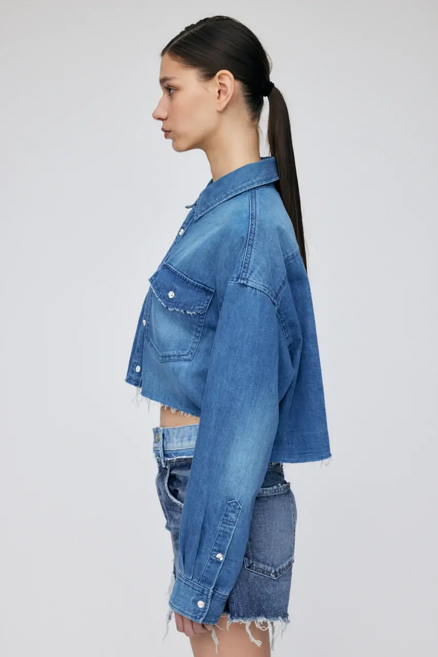Thumbnail: MOUSSY Vintage Medina Cropped Shirt