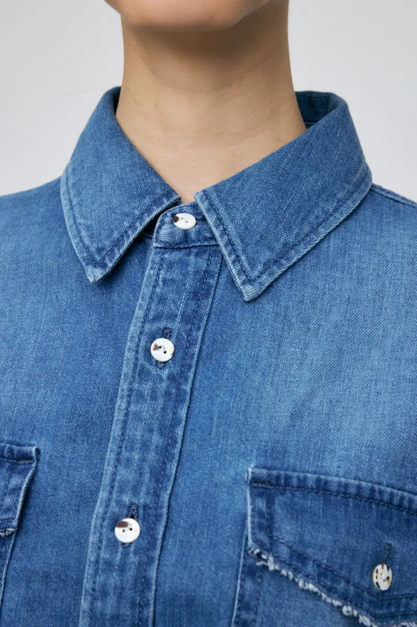 Thumbnail: MOUSSY Vintage Medina Cropped Shirt