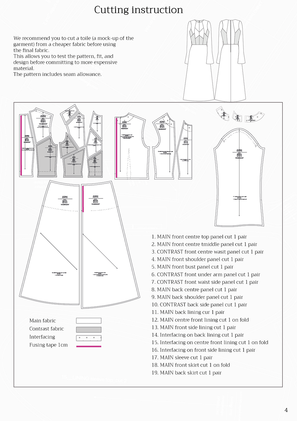 Thumbnail: Scarlett dress digital pattern