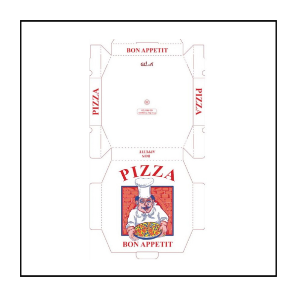 كرتون بيتزا 36 سم – فري لاين (الربطة 1/50)