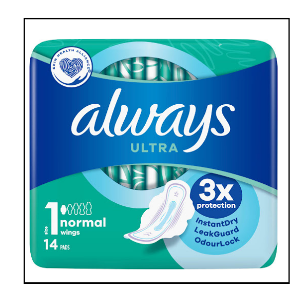 always – اولويز الترا نورمال بلس 14 قطعة