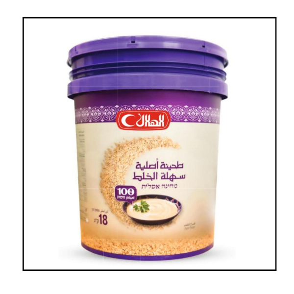 طحينة الهلال – عبوة بلاستيكية 18 كغم