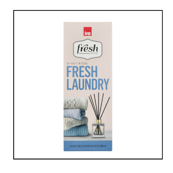 سانو فرش هوم – اعواد معطرة برائحة غسيل منعش – 100 مل
 Fresh Laundry 
