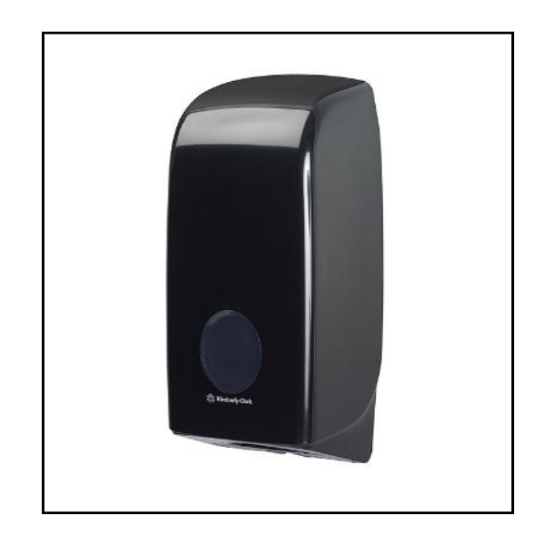 قاعدة ورق حمام مقطع اسود كمبرلي