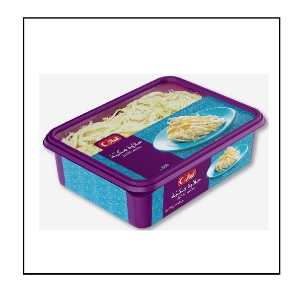 حلاوة الهلال مكية شعر بطعم الفانيل 250 غم